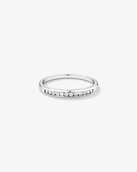 Wedding Band with 0.15 Carat TW of Diamonds in 10kt White Gold