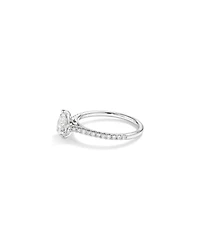Pear Solitaire Engagement Ring with 1.12ct TW of Diamonds in 14kt White Gold