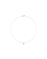 Lume Lab Round Pendant with 0.10 Carat TW of Laboratory-Grown Diamonds in Sterling Silver