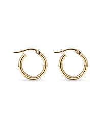 10mm Hoop Earrings in 10kt Yellow Gold