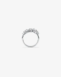 Cubic Zirconia Vine Open Ring Sterling Silver