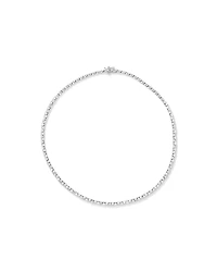 10.00 Carat TW Laboratory-Grown Diamond Heart Tennis Necklace in 10kt White Gold