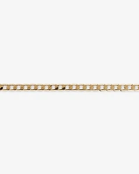 17cm (22") 4mm-4.5mm Width Curb Bracelet in 10kt Yellow Gold