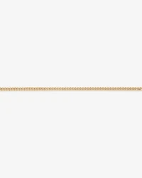 55cm (22") 6.3mm Width Solid Concave Bevelled Curb Chain in 10kt Yellow Gold