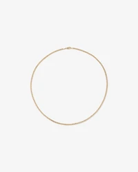 65cm (20") 2.95mm Width Semi Solid Diamond Cut Curb Chain in 10kt Yellow Gold