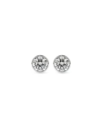 1.00TW Lab Diamond Seemless Stud Earrings in 10kt Gold