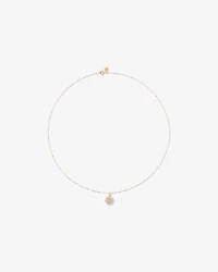 0.25 Carat TW Diamond Round Cluster Pendant with Halo in 10kt Yellow Gold