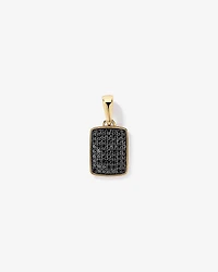 1.00 Carat TW Black Diamond Pendant in 10kt Yellow Gold