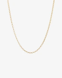 50cm (20") Oval Belcher Chain in 10kt Yellow Gold