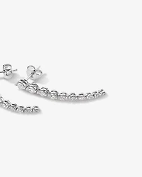 Drop Earrings with 1.00 Carat TW of Diamonds in 18kt White Gold