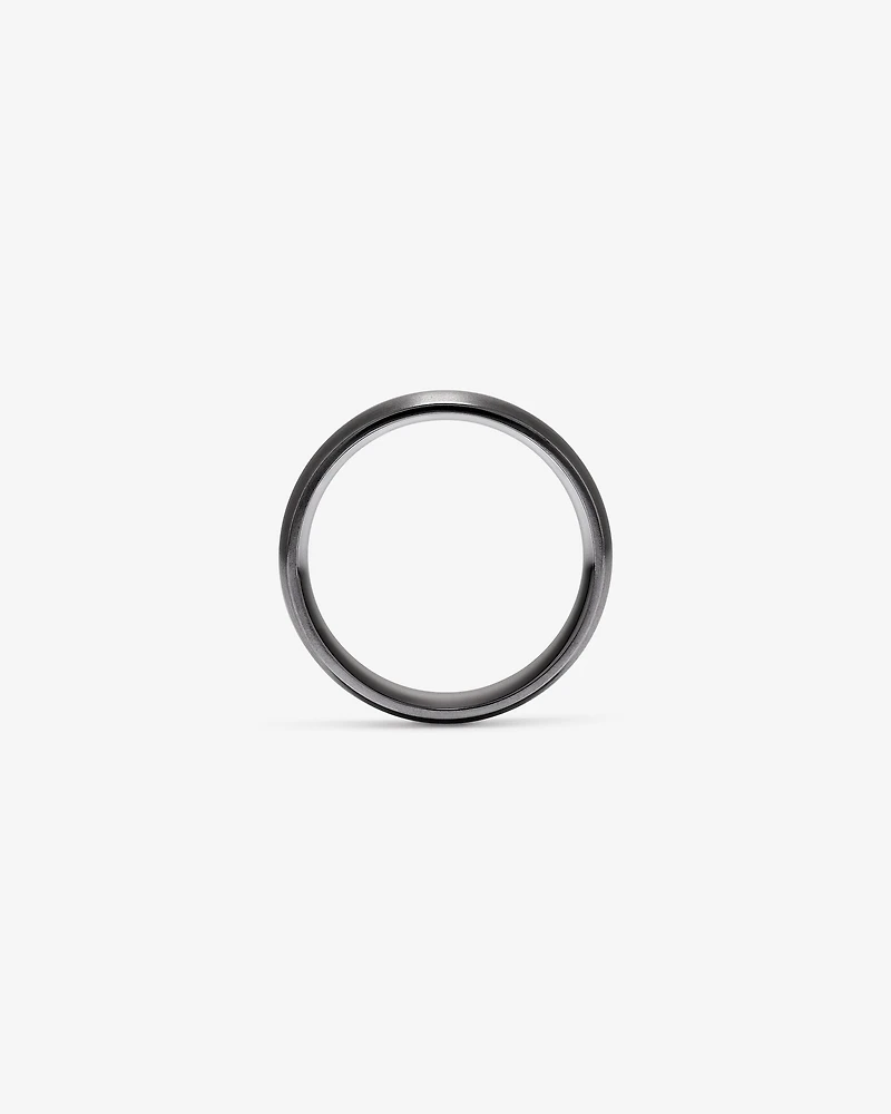 8mm Brushed Dome Wedding Band in Tantalum