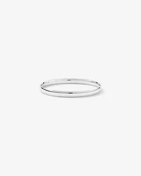 65mm Solid Oval Bold Bangle in Sterling Silver