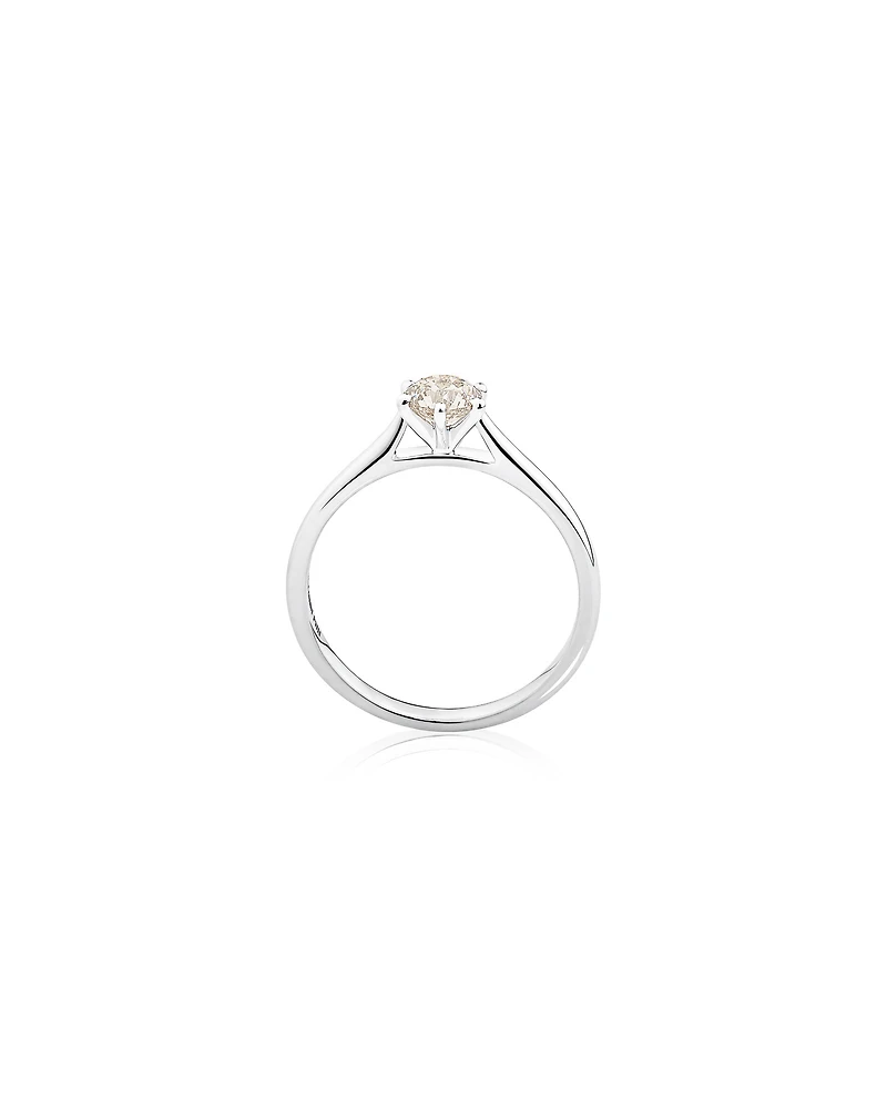 Solitaire Engagement Ring With a 1/2 Carat TW Diamond in 14kt White Gold