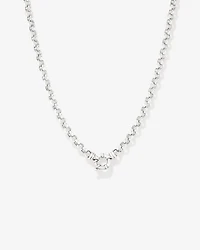 50cm (20") 6.5mm-7mm Width Belcher Chain in Sterling Silver