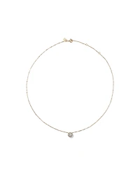 0.50 Carat TW Round Brilliant Laboratory-Grown Diamond Halo Pendant in 10kt Yellow Gold