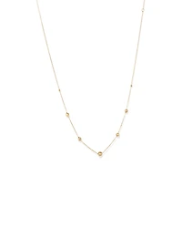45cm (18") Bead Cable Chain in 10kt Yellow Gold