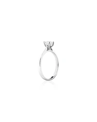 Evermore Certified Solitaire Engagement Ring with a 0.50 Carat TW Princess Cut Diamond in 14kt White Gold