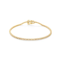 0.82 Carat TW Diamond Tennis Bracelet in 10kt Yellow Gold
