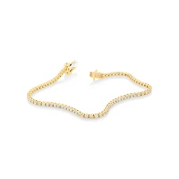 1.64 Carat TW Diamond Tennis Bracelet in 10kt Yellow Gold