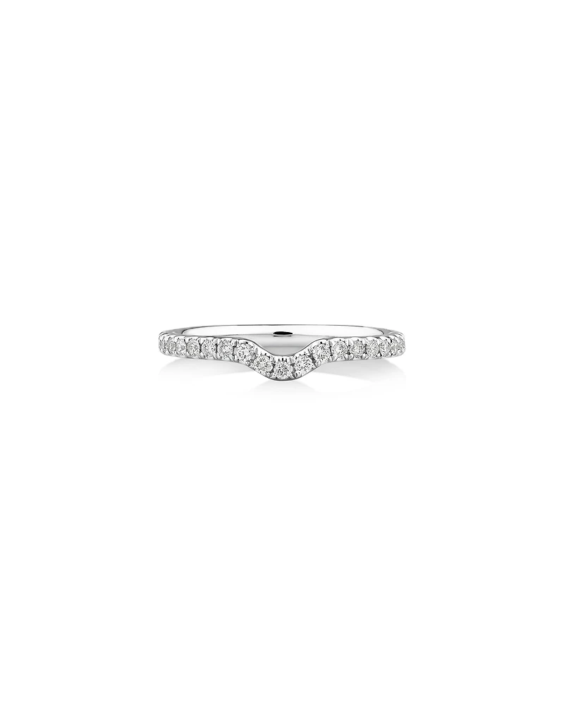 Sir Michael Hill Designer Wedding Band with 0.27 Carat TW of Diamonds in 14kt White Gold