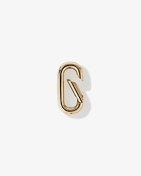Polished Paperclip Pendant Connector in 10k Yellow Gold