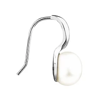 Hook Earrings with Freshwater Pearls in Sterling Silver