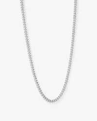 55cm (22") 6.8mm Width Semi Solid Diamond Cut Curb Chain in 10kt Gold