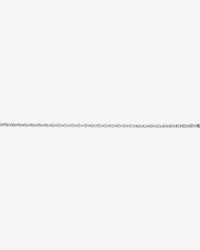 19cm (7.4") Round Tennis Bracelet with Cubic Zirconia in Sterling Silver