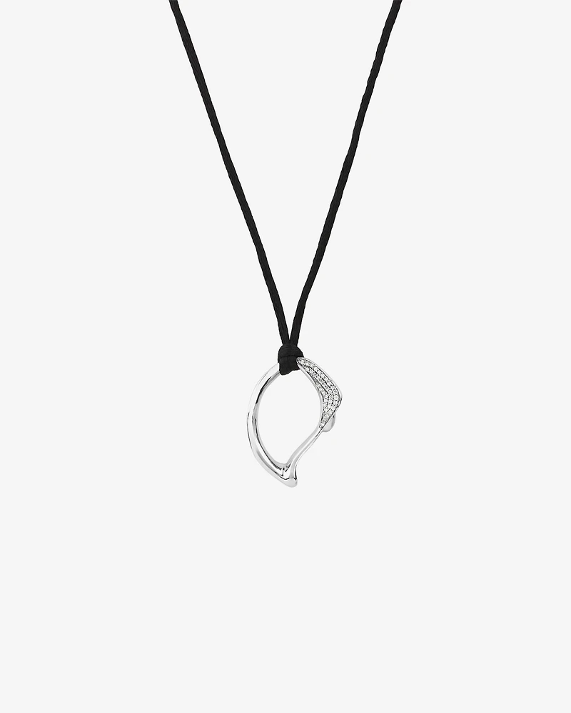 Grand pendentif Spirits Bay en argent sterling avec diamants totalisant 0,15 ct