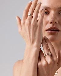 Spiral Ring with .50 carat TW of diamonds in 10kt yellow gold