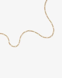 Chaîne figaro creuse en or jaune 10 K de 50 cm