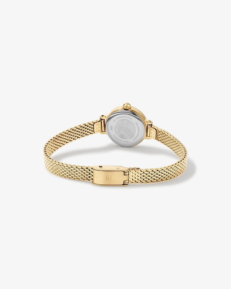 Ladies 19mm Petite Watch in Gold-Tone Stainless Steel