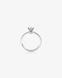 Sir Michael Hill Designer Engagement Ring with 0.70 Carat TW of Diamonds in 18kt White Gold