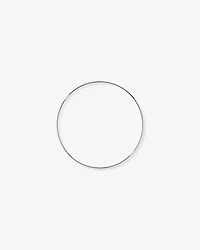 65mm (2.56") 3mm Width Solid Round Bangle in Sterling Silver