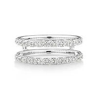 Enhancer Ring with 0.50 Carat TW of Diamonds in 14kt White Gold
