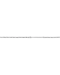 60cm (24") Oxidised Figaro Chain in Sterling Silver