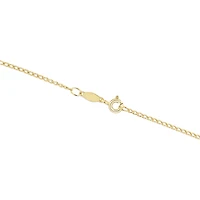 50cm (20") Curb Chain in 10kt Yellow Gold
