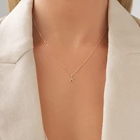 Pendentif « K » en or jaune 10 K