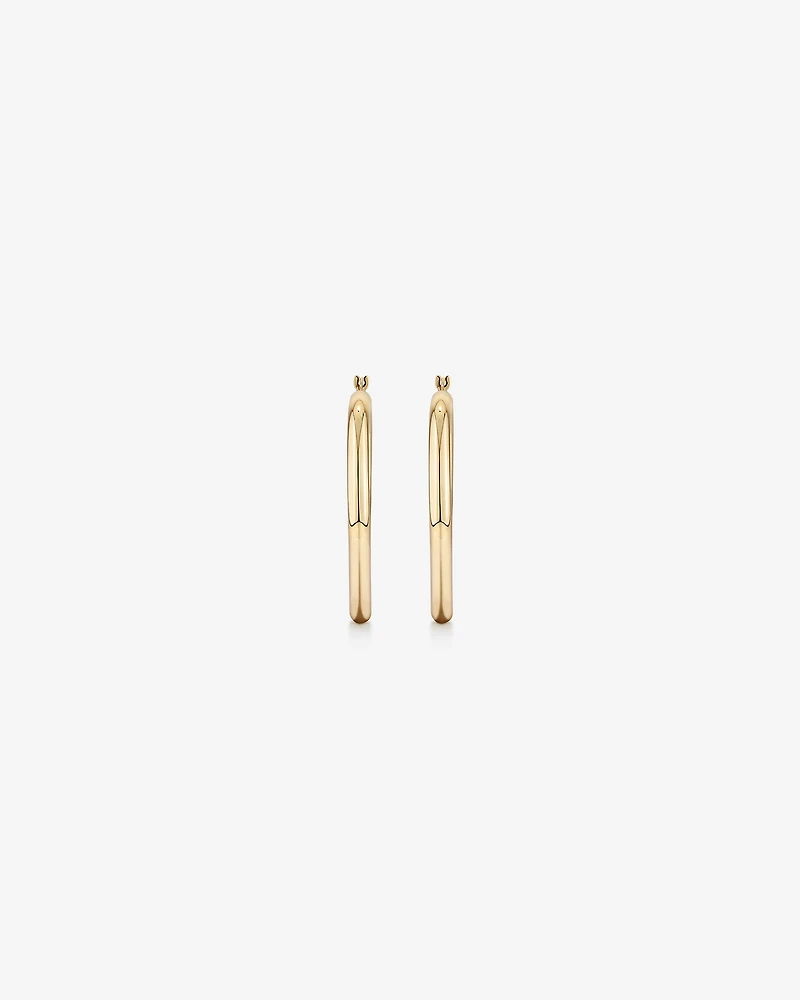 30mm Hoop Earrings in 10kt Yellow Gold