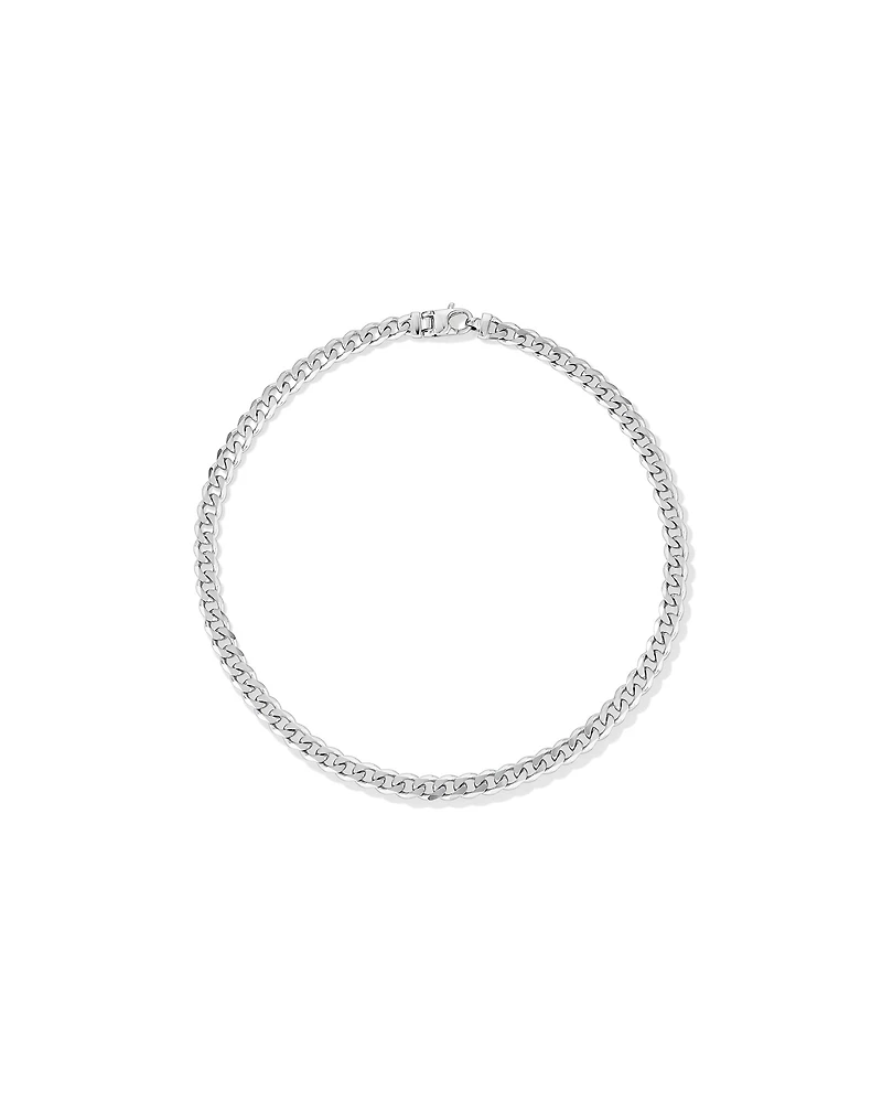 Chaîne gourmette de 9,3mm en argent sterling