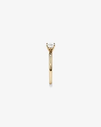 0.70 Carat TW Round Brilliant Laboratory-Grown Diamond Solitaire Engagement Ring in 14kt White Gold
