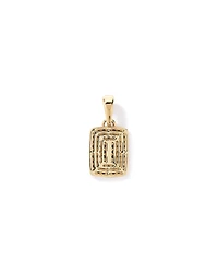 1.00 Carat TW Black Diamond Pendant in 10kt Yellow Gold
