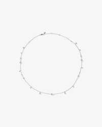 60cm (24") Bead Necklace in Sterling Silver