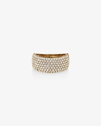 Pave Ring with 1.50 Carat TW of Diamonds in 10kt Yellow Gold