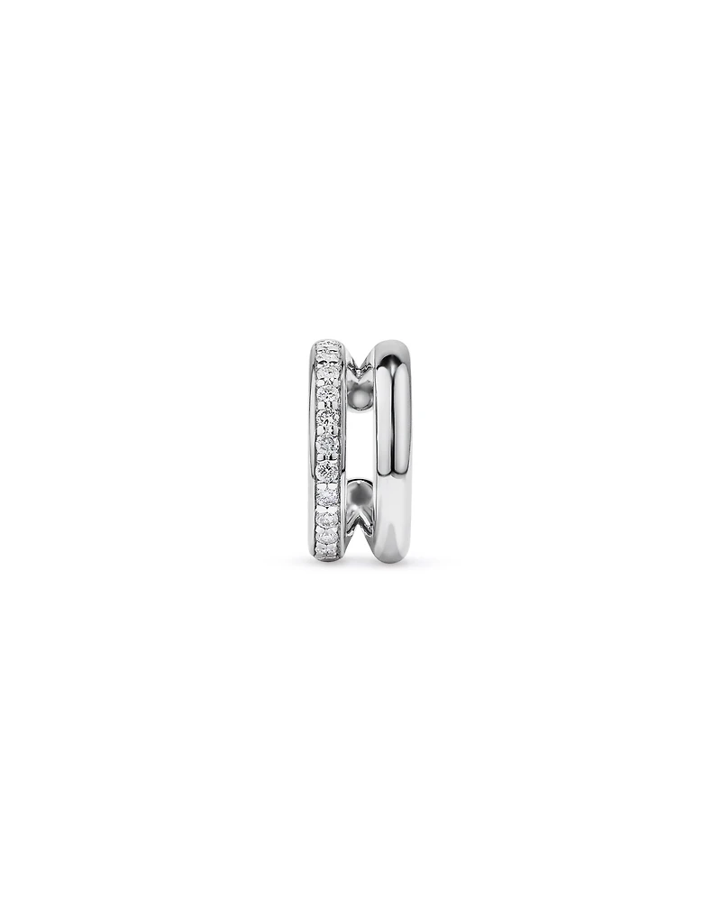 Diamond Ear Conch in Sterling Silver
