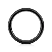 Bague en titane noir