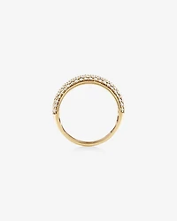 Pave Ring with 1.50 Carat TW of Diamonds in 10kt Yellow Gold