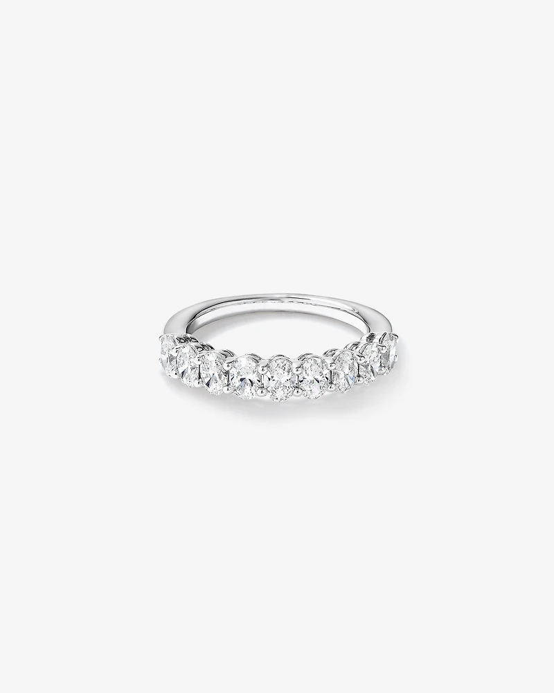 Ring with 1.17 Carat TW Laboratory Grown Diamonds in 14kt White Gold