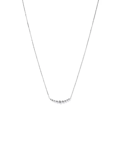 1.00TW Collier diplômé en diamant de laboratoire en argent