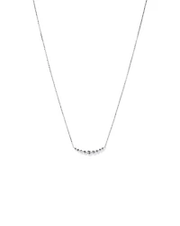 1.00TW Collier diplômé en diamant de laboratoire en argent